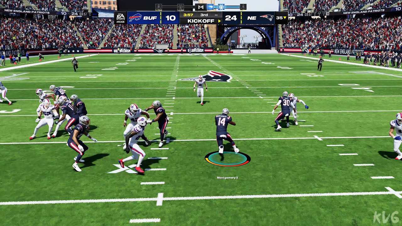 Madden NFL 24 - Buffalo Bills vs New England Patriots - Gameplay (PS5 UHD) [4K60FPS]