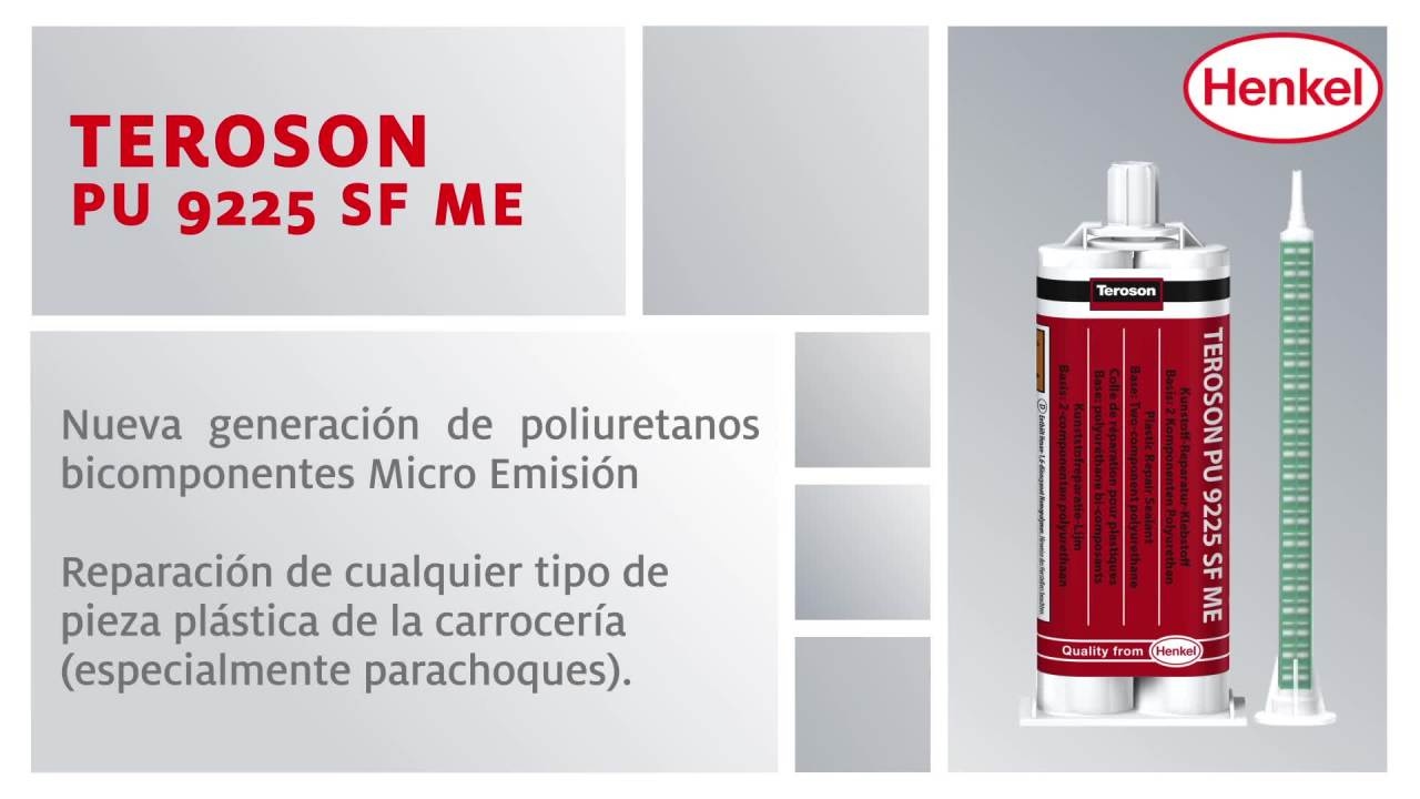 TEROSON PU 9225 SF ME: Adhesivo poliuretano bicomponente Súper Fast