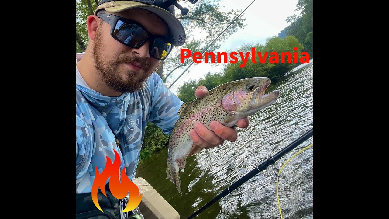 I went fly fishing in Pennsylvania on a Business Trip!!