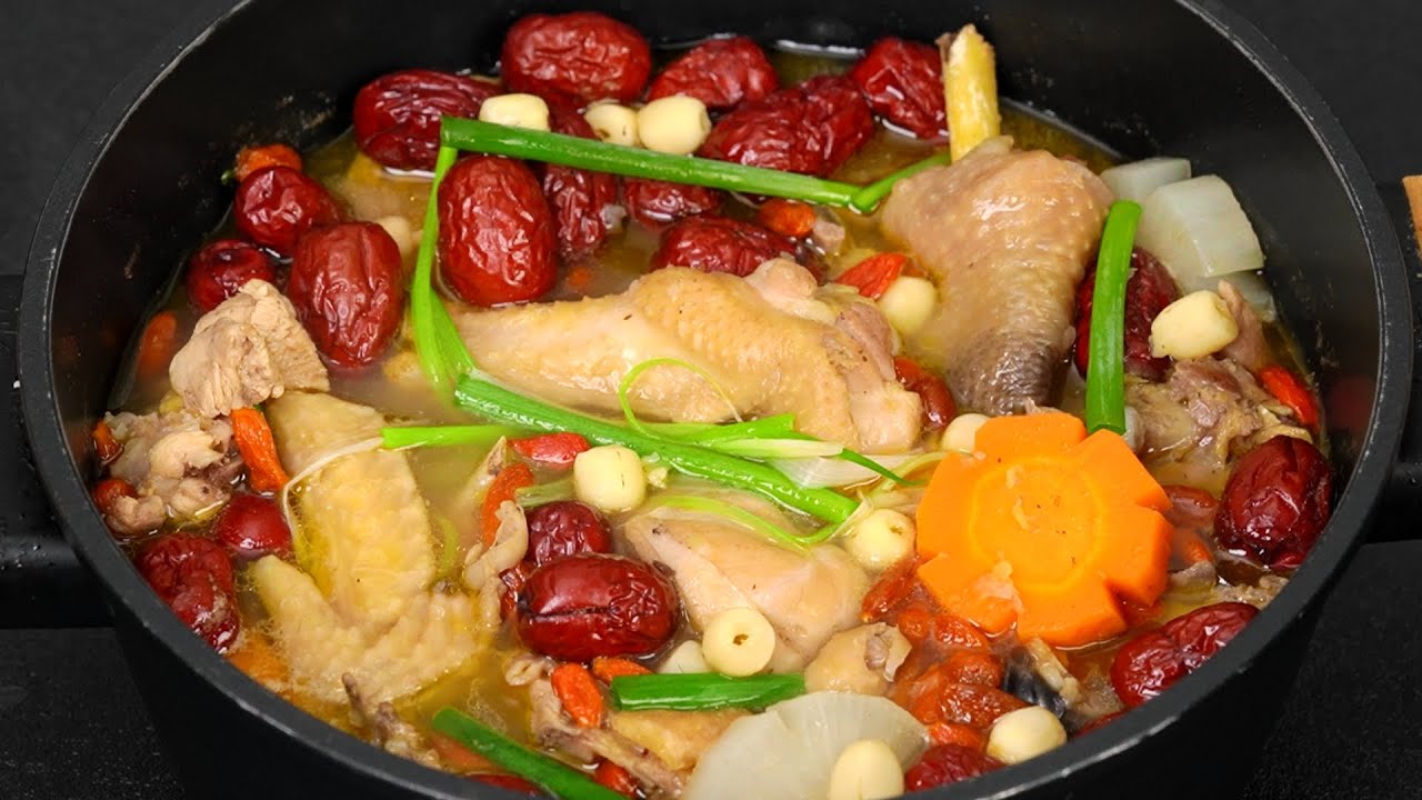 GÀ HẦM HẠT SEN Món ăn giảm căng thẳng bồi bổ sức khỏe đổi món dịp cuối tuần cực ngon | Bếp Nhà Giang