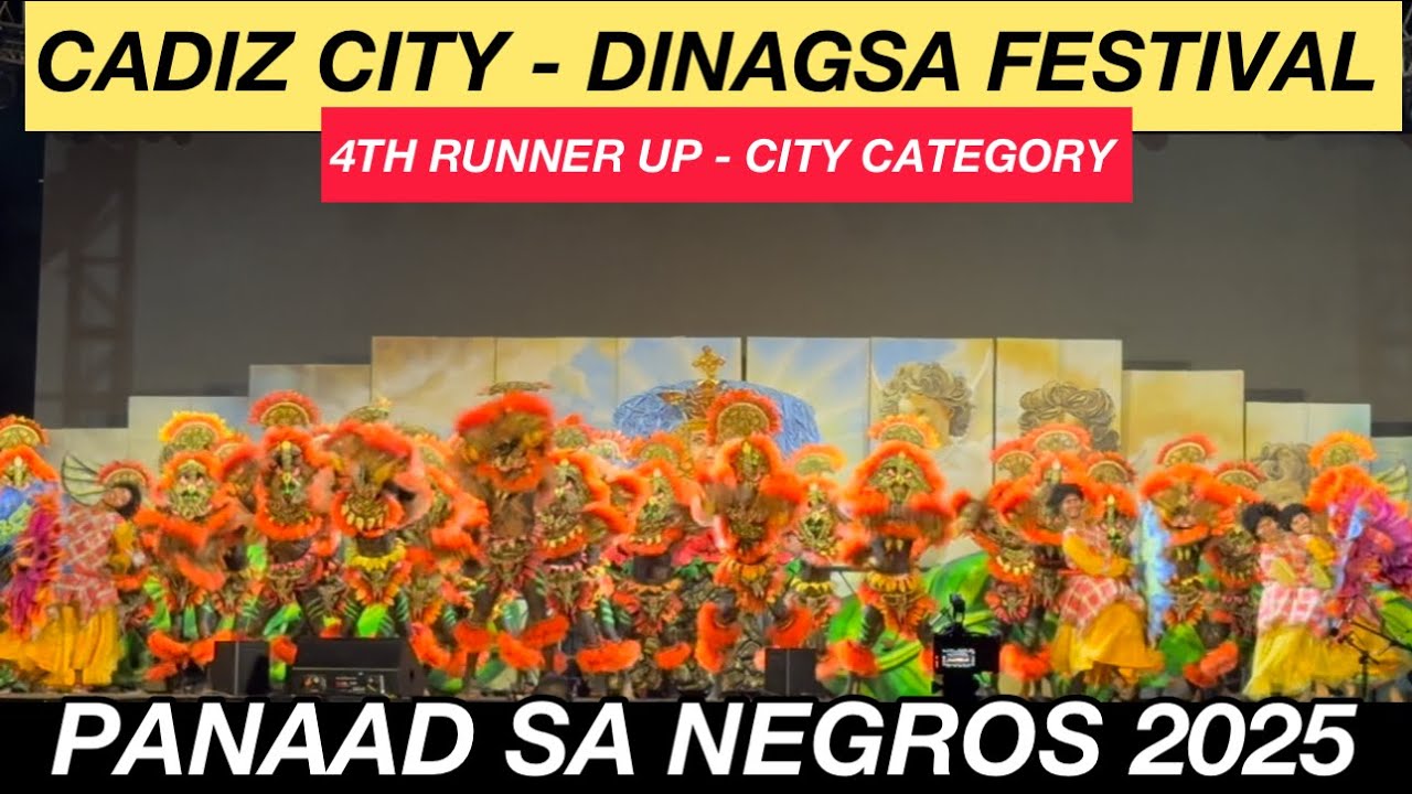 4th RUNNER UP‼️CADIZ CITY PANAAD SA NEGROS 2025 CITY CATEGORY 