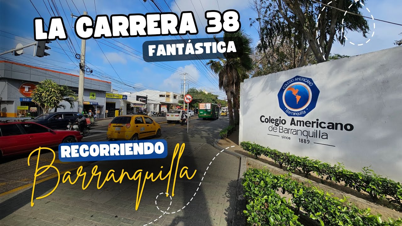 CARRERA 38 |  Colegio Americano | Éxito San Francisco | Iglesia San Francisco de Asis  ⛪😎🤩😍