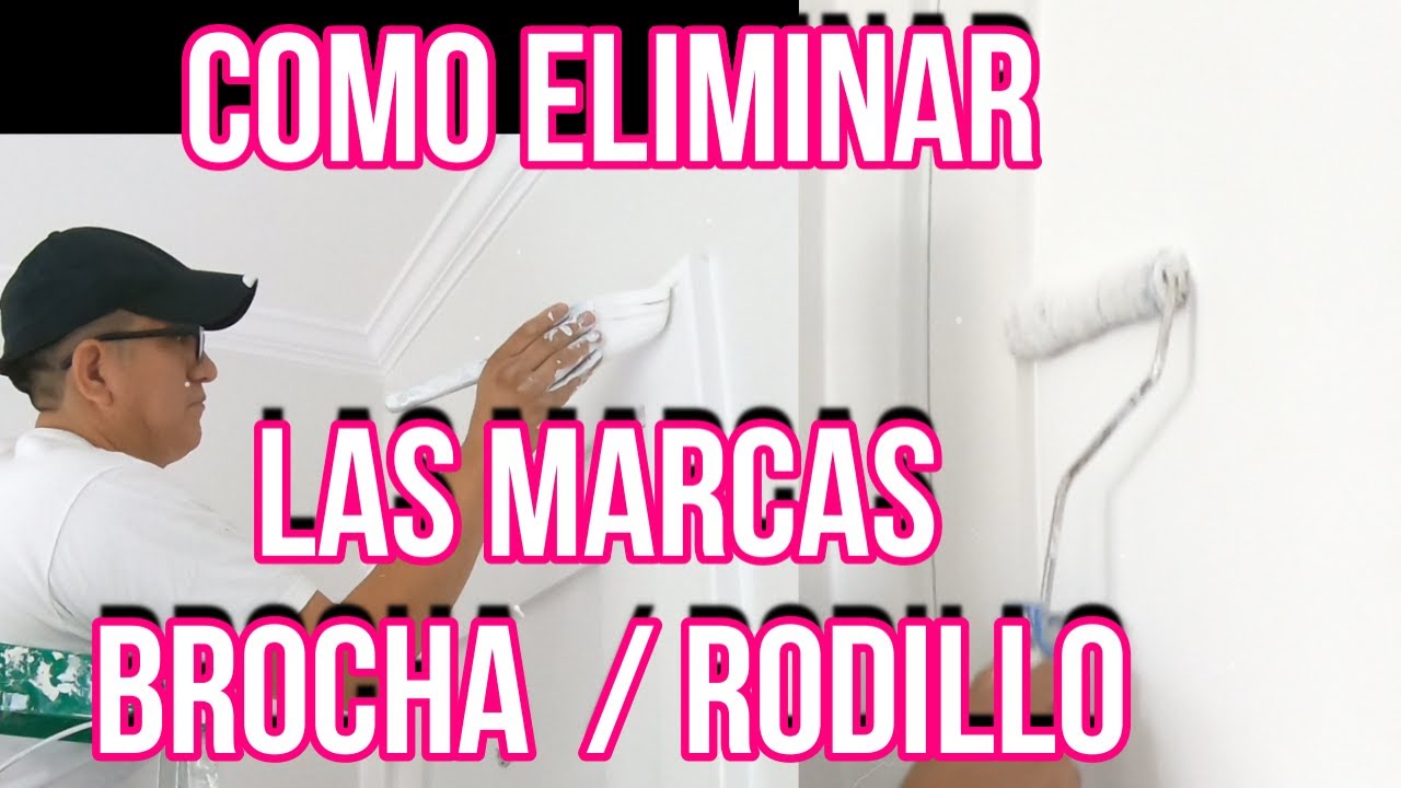 Trucos Efectivos: Cómo Eliminar las Marcas de Brocha o Rodillo en Paredes y Molduras