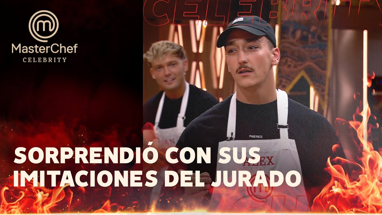 Alex Pelao sorprendi&oacute; con sus imitaciones del jurado de Masterchef Celebrity