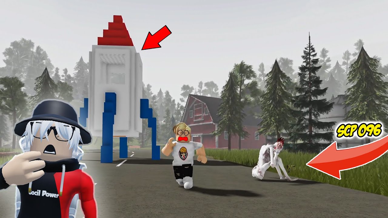 BANG CUPU KABUR DARI SCP 096 ROBLOX!! AJAK MIKOCIL MIKACIL NAIK ROKET?!