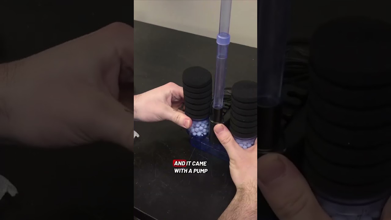 Double Sponge Filter #aquarium #aquariumequipment #aquariumfilter #fishtankfilter #waterfilters