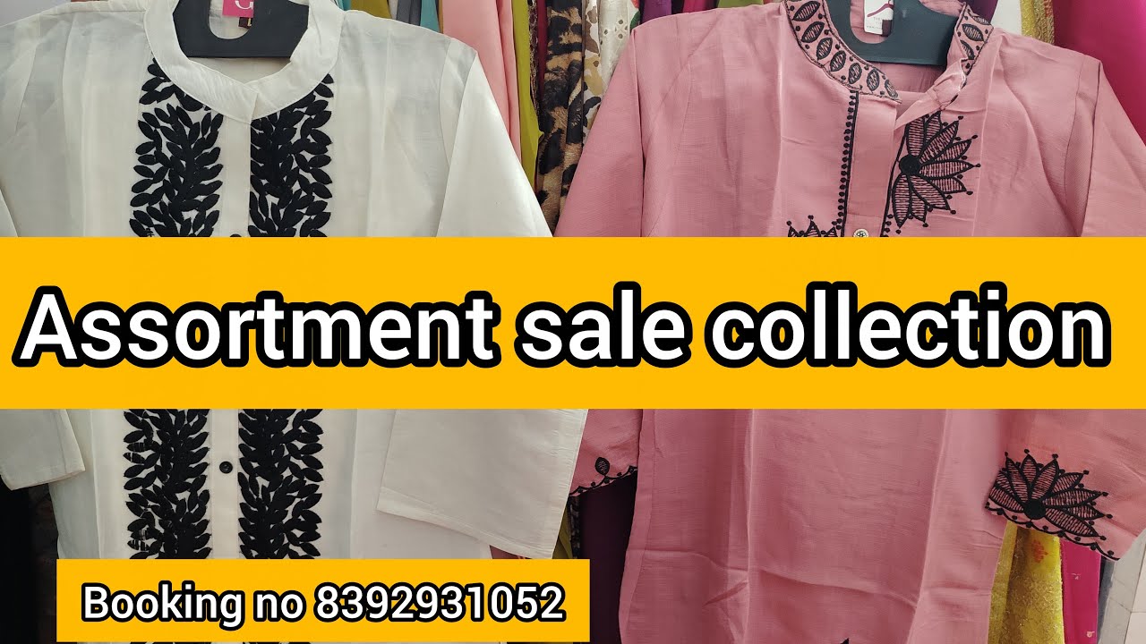 assortment sale collection, cord set , dresses,and kurti pant ,  collection ☎️ booking no 9871385222