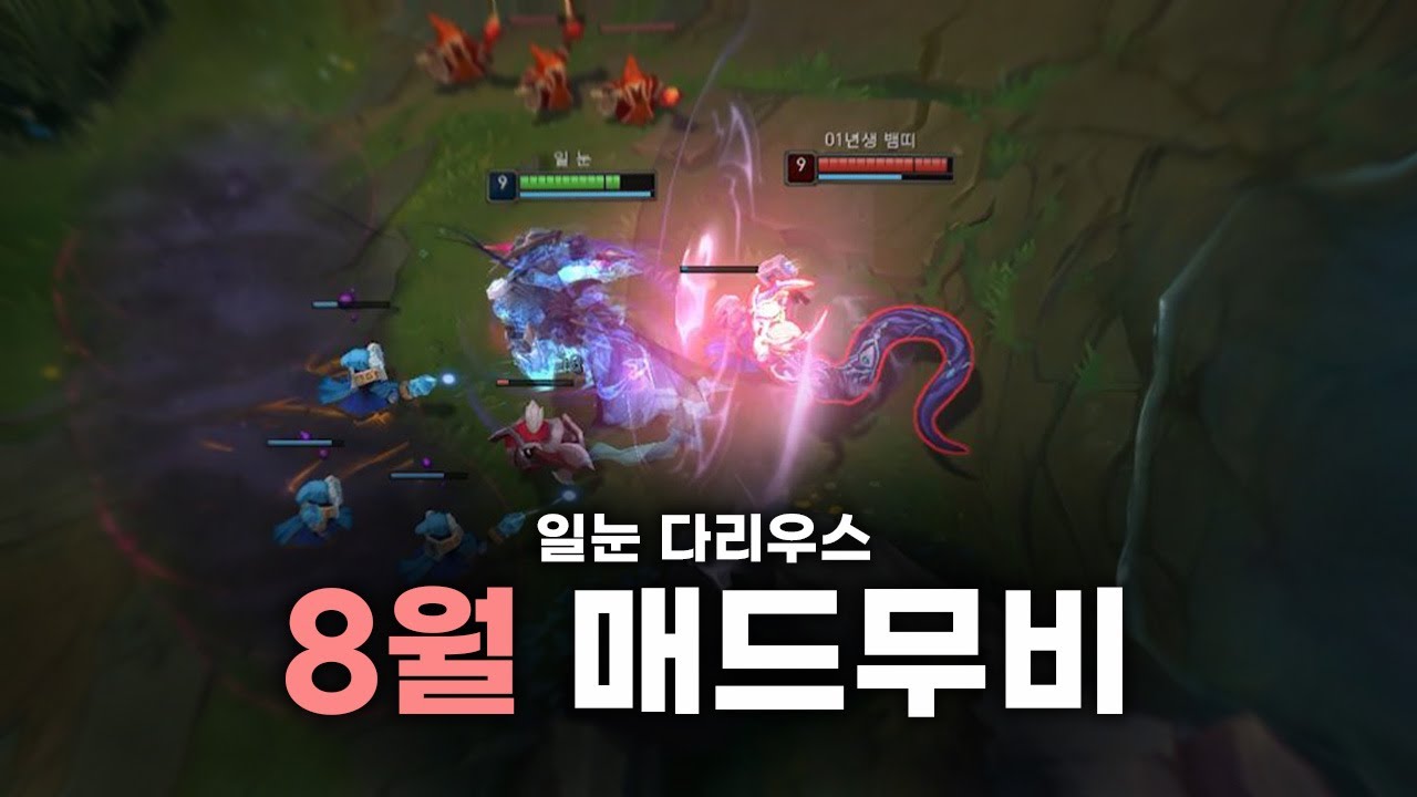 일눈 8월 다리우스 매드무비