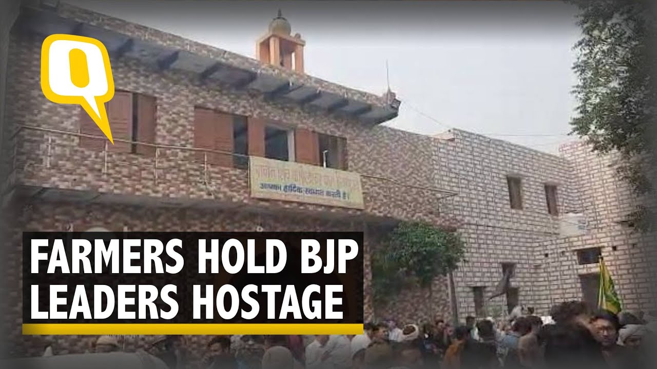 Farmers' Protest | Farmers Surround Temple in Haryana, Hold BJP Leaders Inside Hostage | The Quint