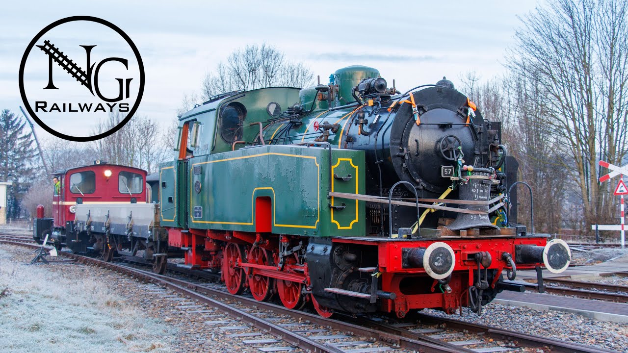 17&18 januari 2023 Stoomlocomotief Bonne op transport naar de Miljoenenlijn (ZLSM)