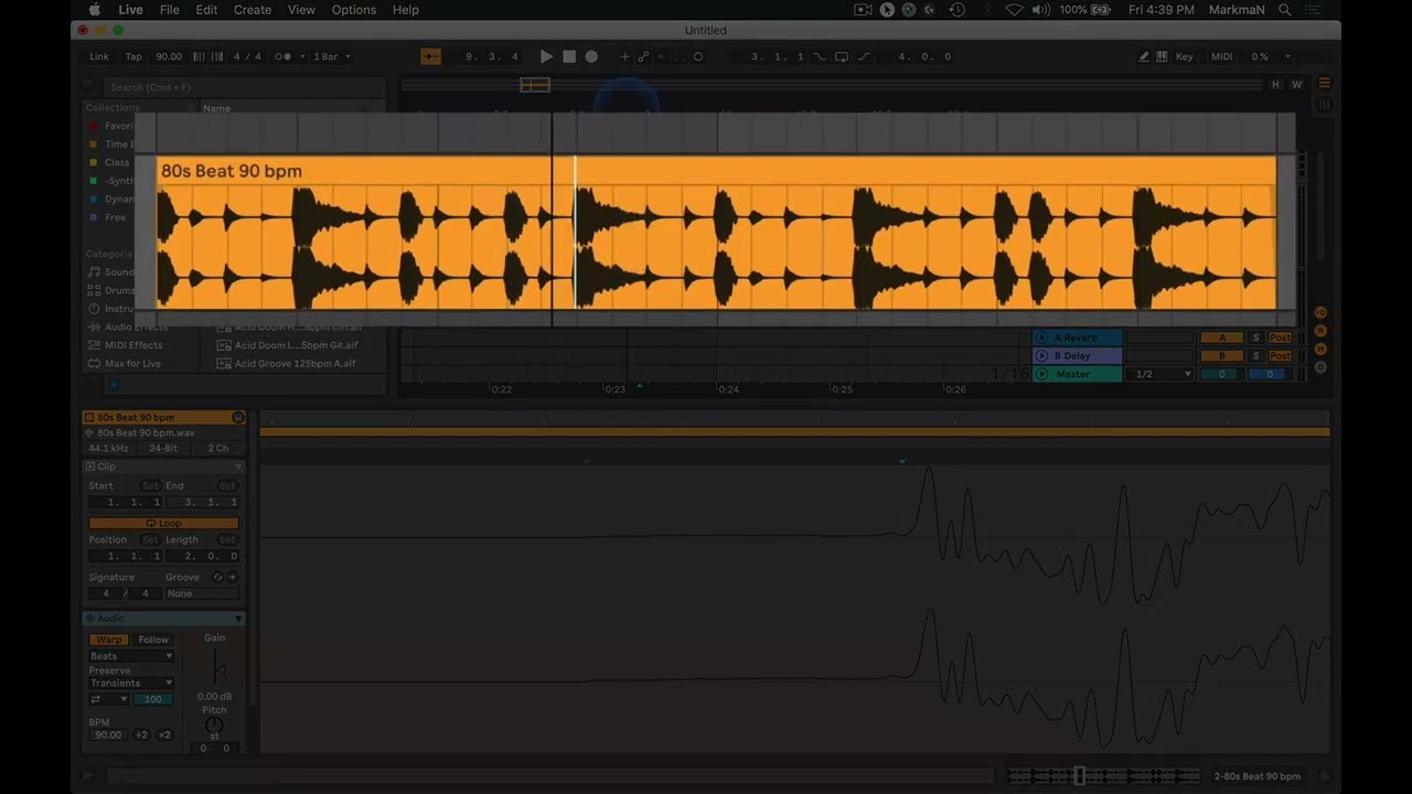 Editing to Transients in Ableton Live
