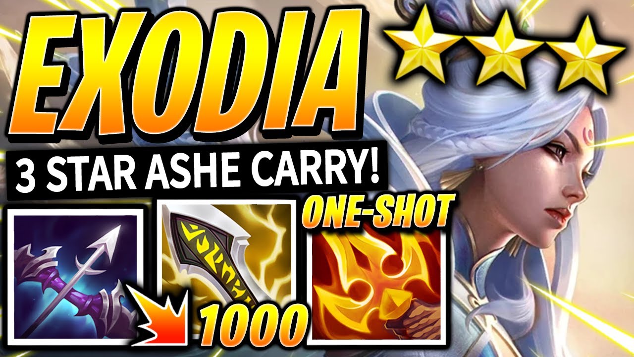 3 STAR EXODIA ASHE w/ FULL CRIT BUILD - Teamfight Tactics Ranked I TFT Set 11 Best Comps Patch 14.7B