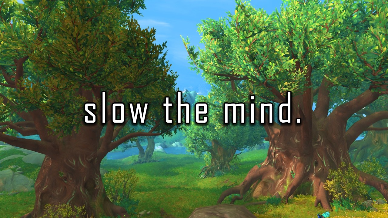 clear your thoughts... (Isle of Dorn music & ambience)
