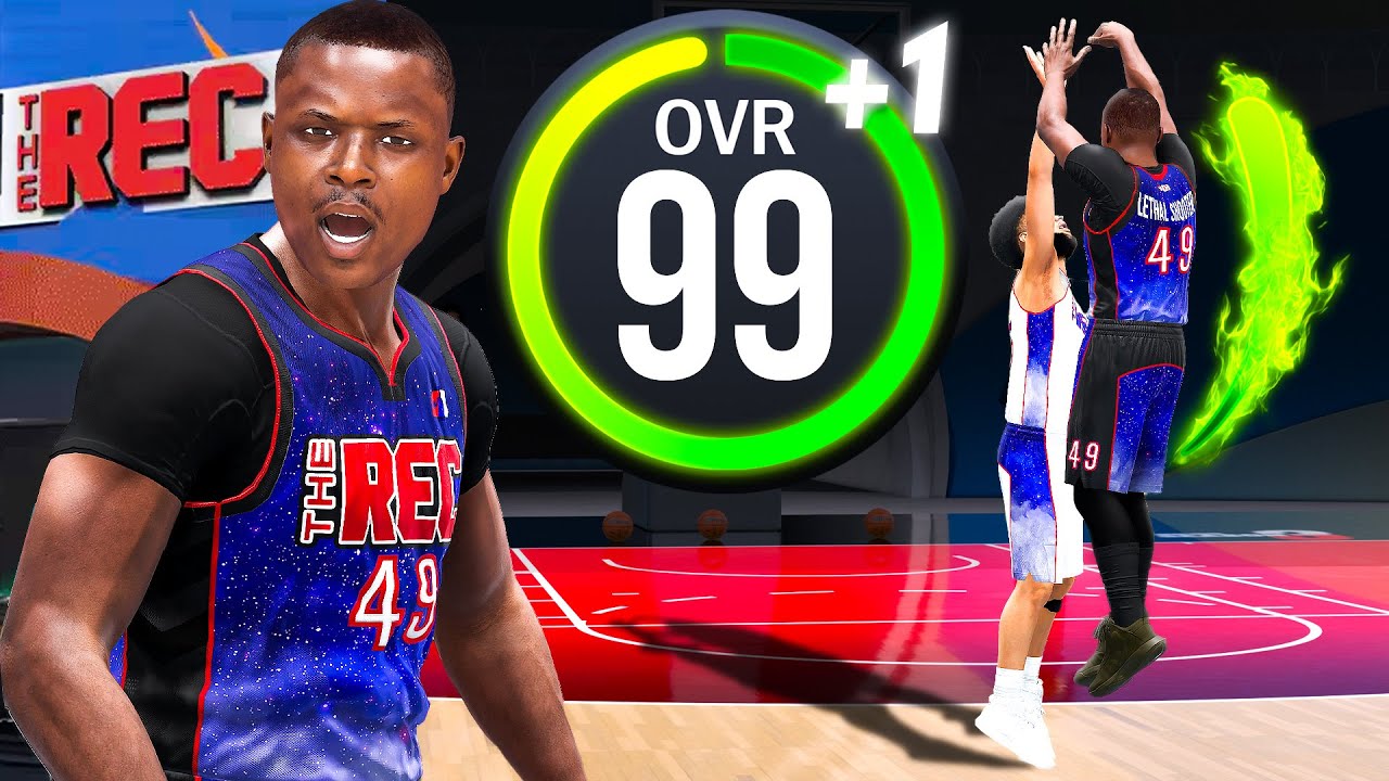 LETHAL SHOOTER BUILD 60 OVR To 99 OVR In 1 VIDEO! (EVERY 3-POINTER IS AN UPGRADE)