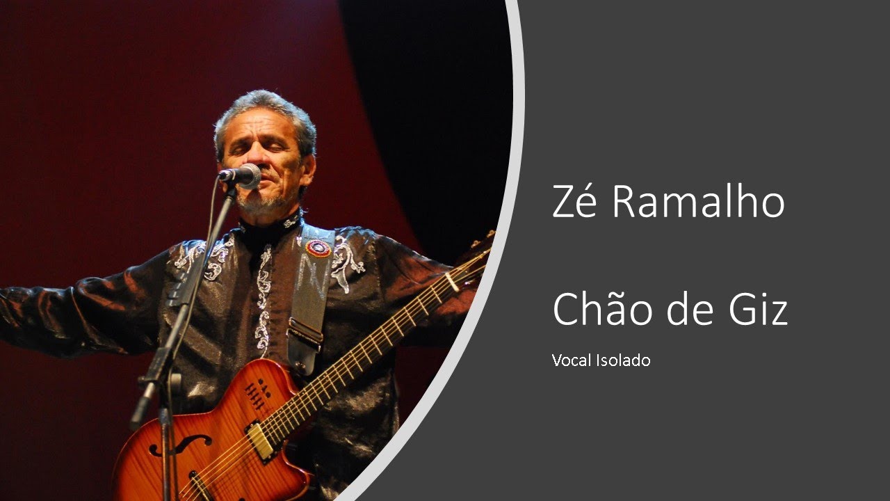 Zé Ramalho - Chão de Giz - Vocal Isolado
