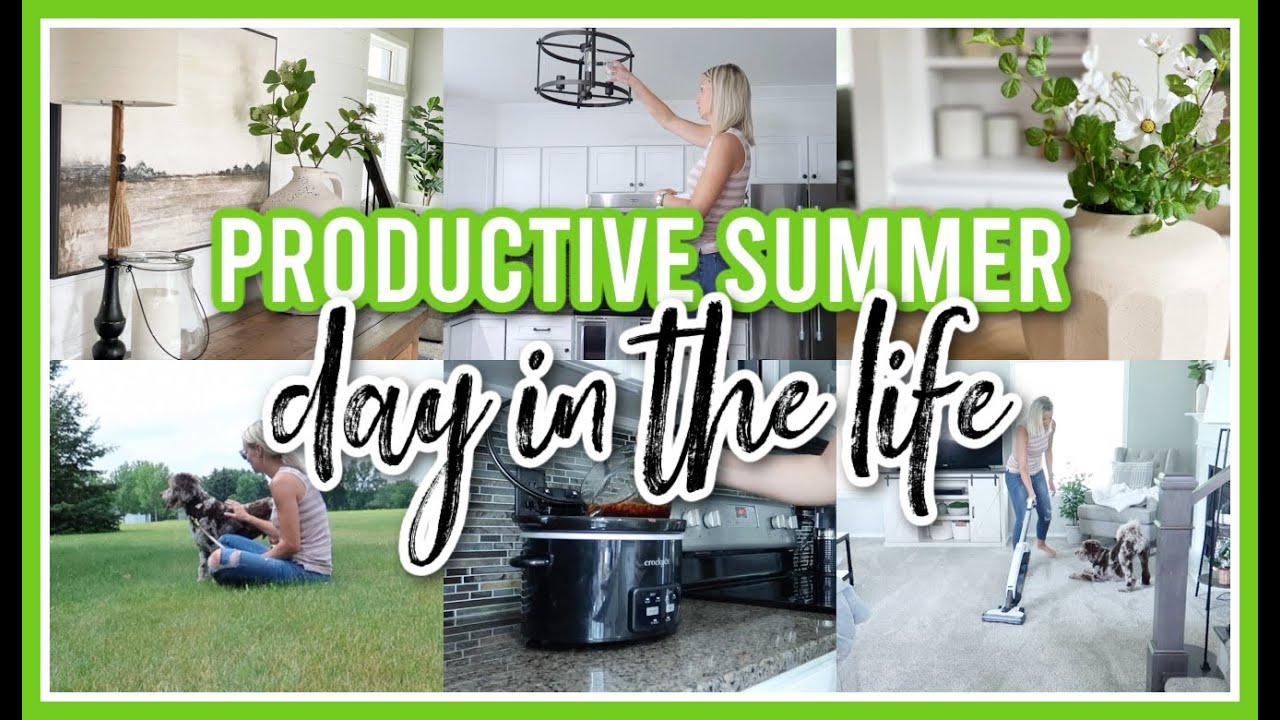 *NEW* PRODUCTIVE DAY IN THE LIFE 2022 | SUMMER GET IT ALL DONE