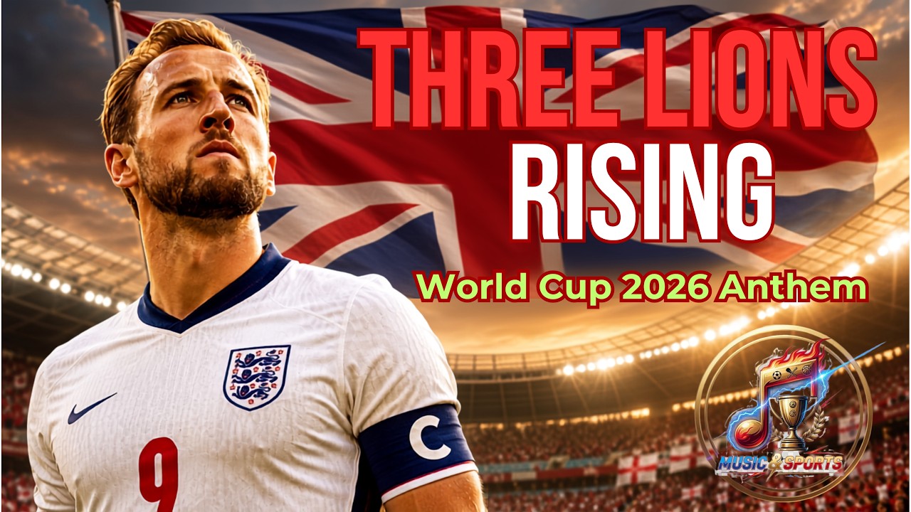 Three Lions Rising | England Official World Cup 2026 Anthem  Epic British Rock Stadium Song