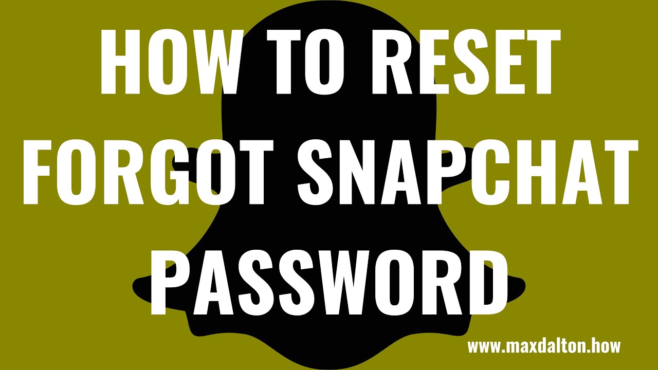 How to Reset Forgot Snapchat Password