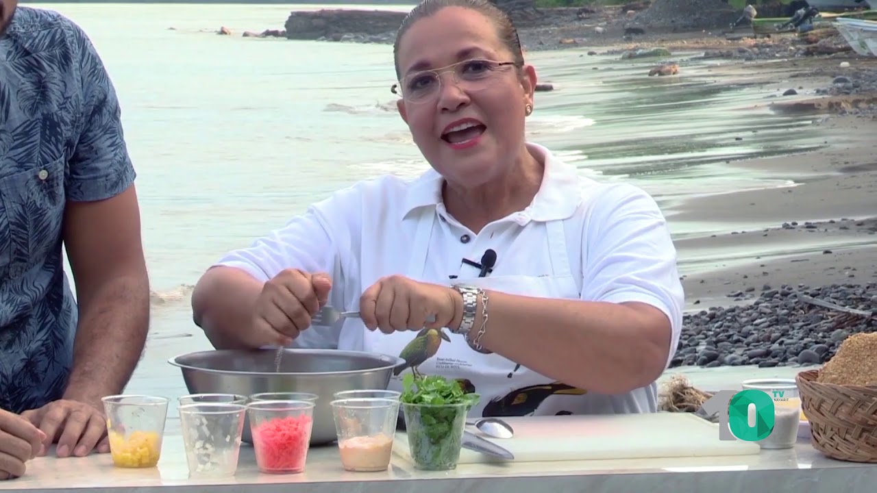 Ceviche con la chef Betty Vázquez en Santa Cruz de Miramar Nayarit