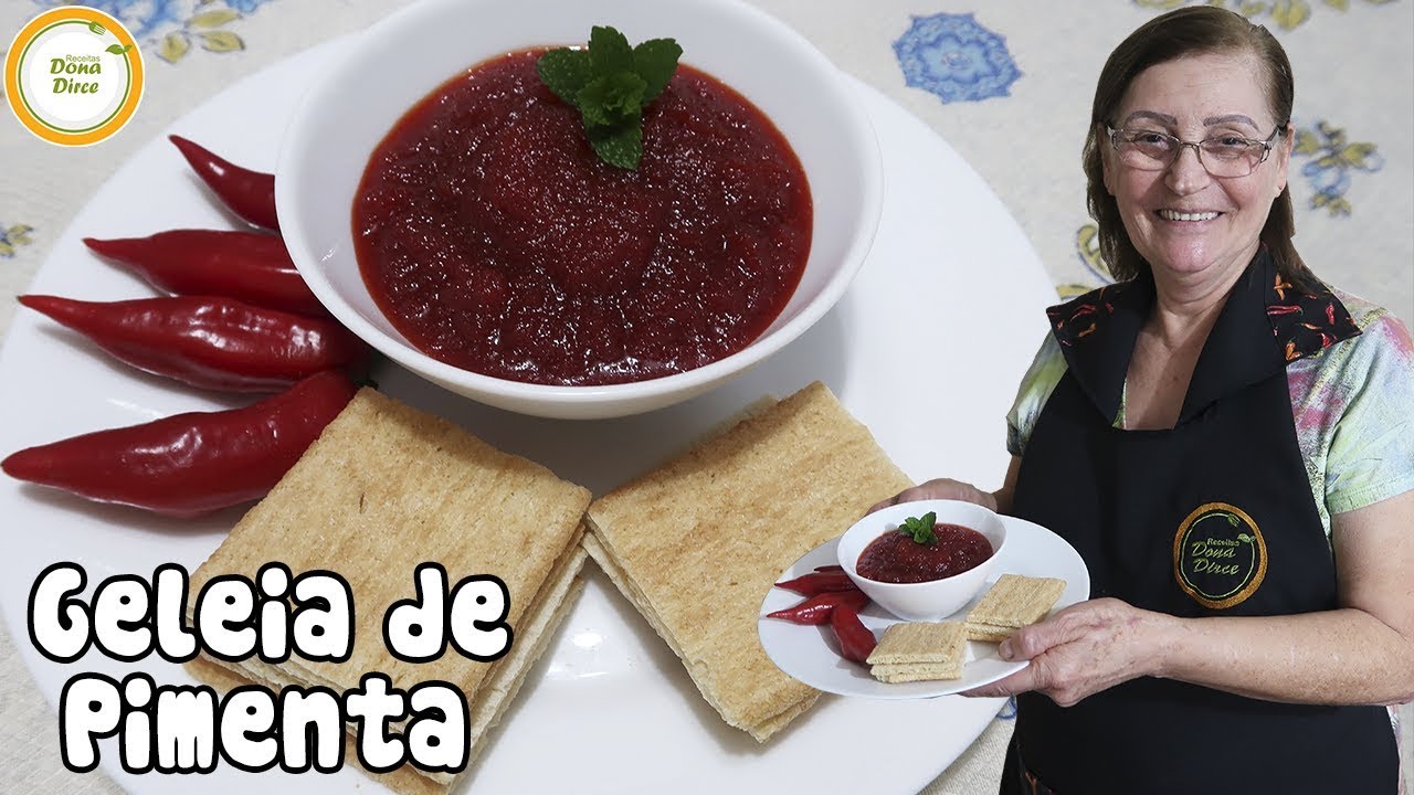 Geleia de Pimenta | Receita Caseira de Geleia de Pimenta | Geleia de Pimenta Dedo de Moça #262