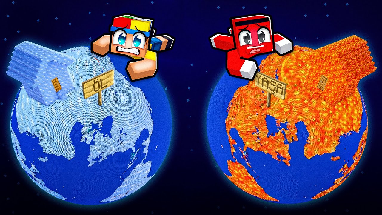 Minecraft'ta DOĞRU GEZEGENİ SEÇME Yarışması !! - Minecraft