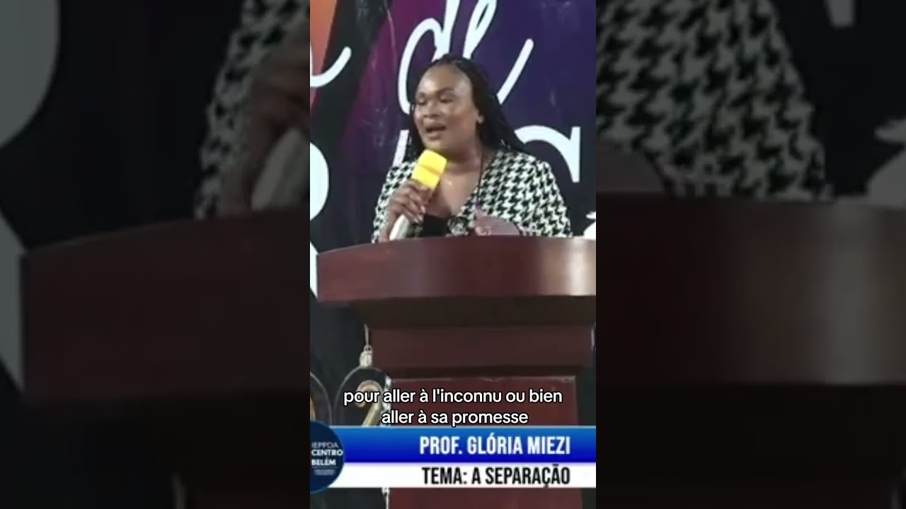 A Separação é Para Que Você Saia do Desconhecido - Prof. Glória MIEZI 
