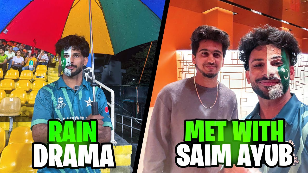 Rain Drama! Pakistan vs New Zealand Match Suspended🇵🇰🇻🇬
