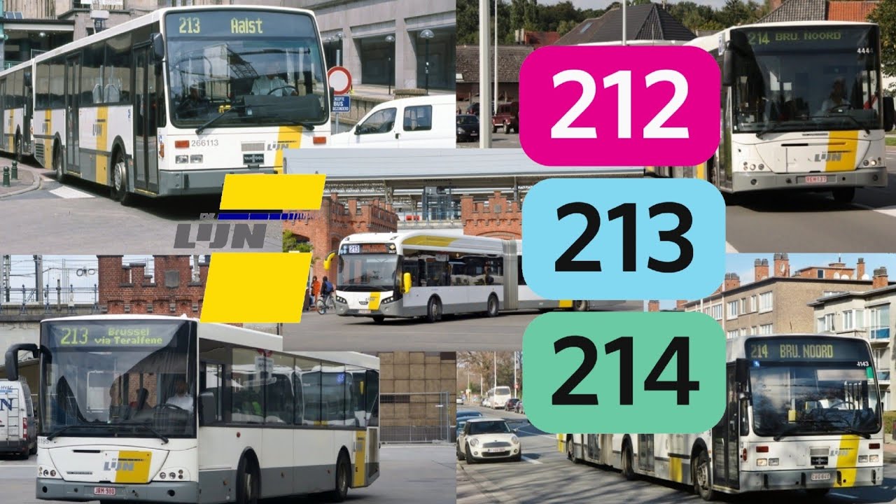 LIGNE : Bus 212/213/214 De De Lijn