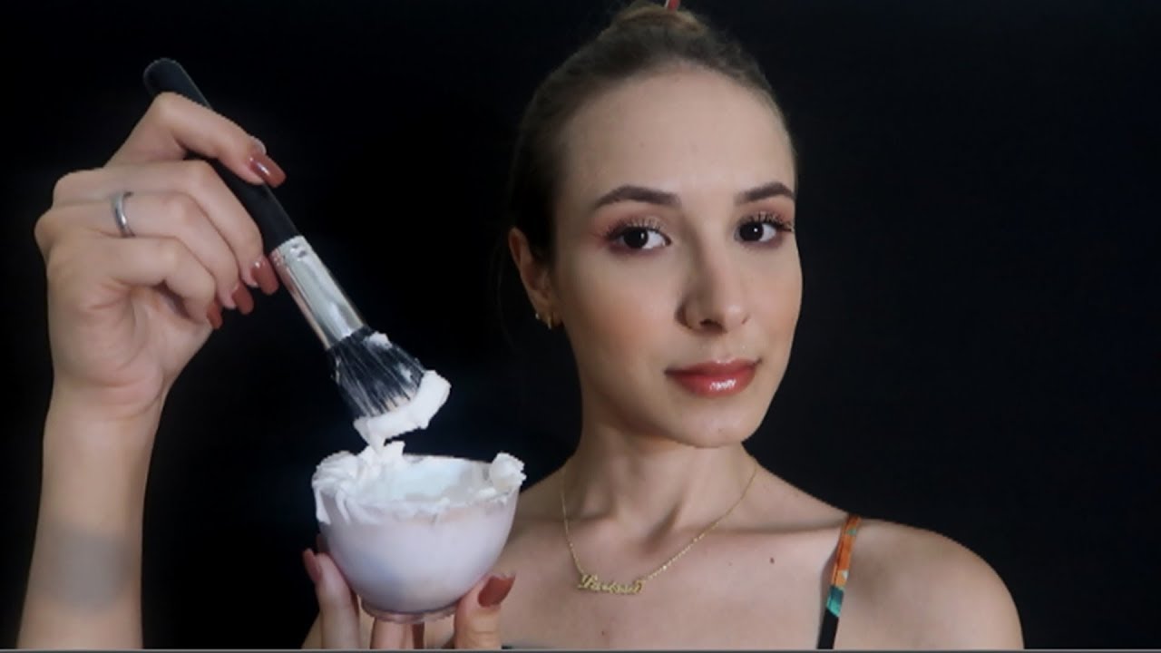 ASMR - FAZENDO SUA BARBA (vídeo para relaxar e dar sono)