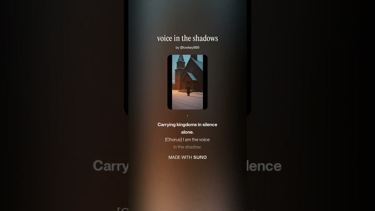 Voice in the shadows
