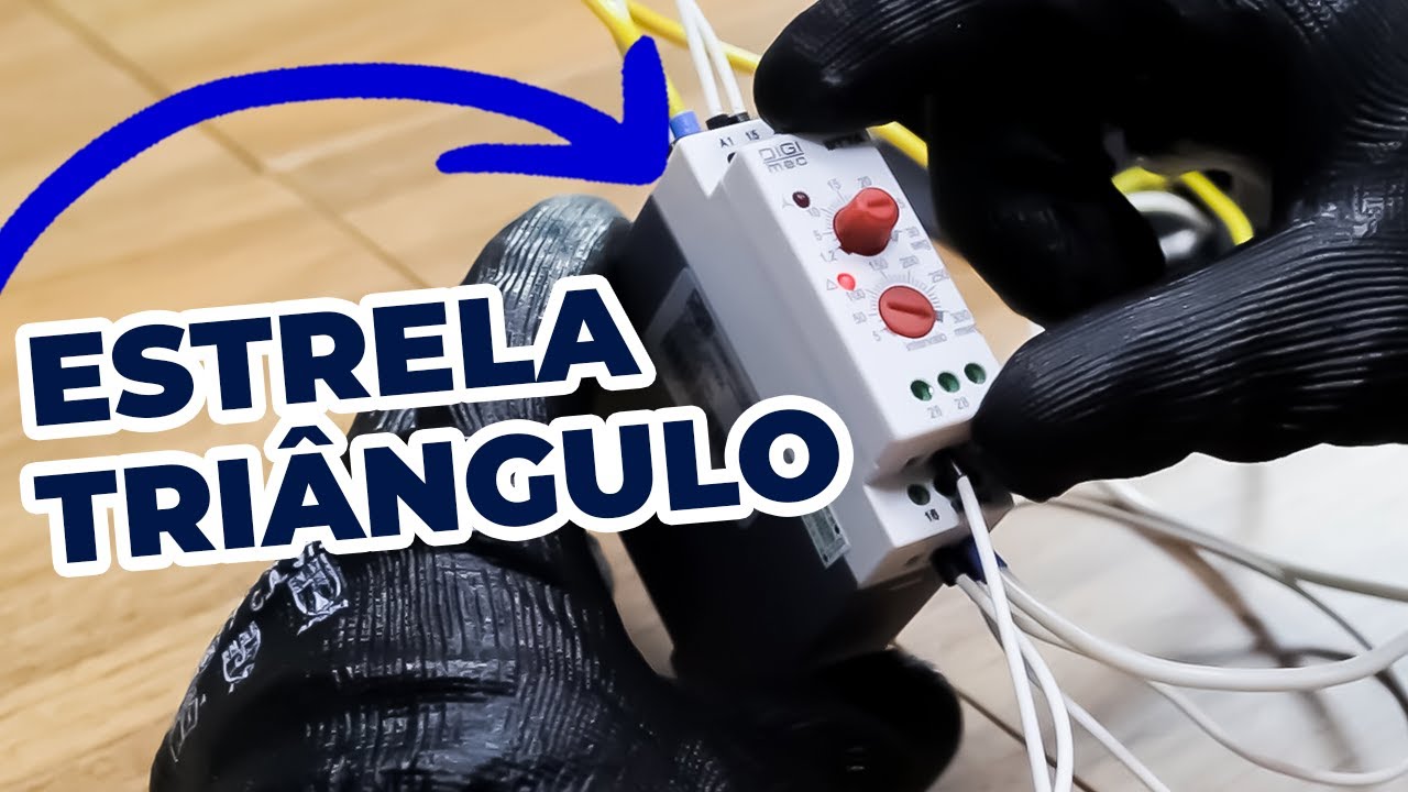Usando Temporizador para Estrela Triângulo -  NA PRÁTICA