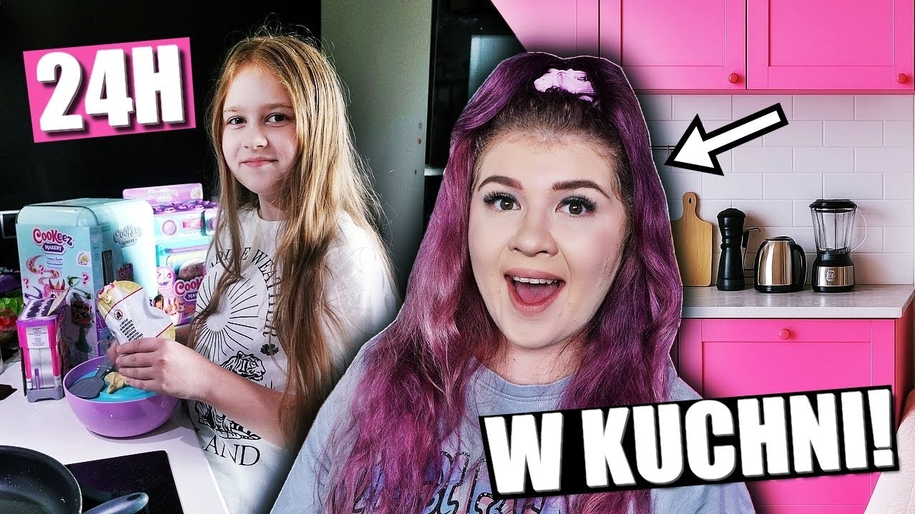 24h W KUCHNI! 😱 ZEPSUTY MATERAC! | WSPÓLNE GOTOWANIE 💜 Czy uda nam się to przeżyć? 😨