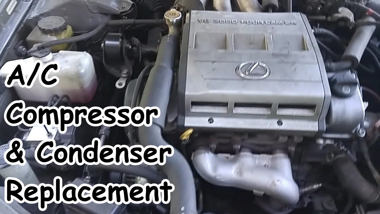 Lexus ES300 — замена компрессора и конденсатора кондиционера