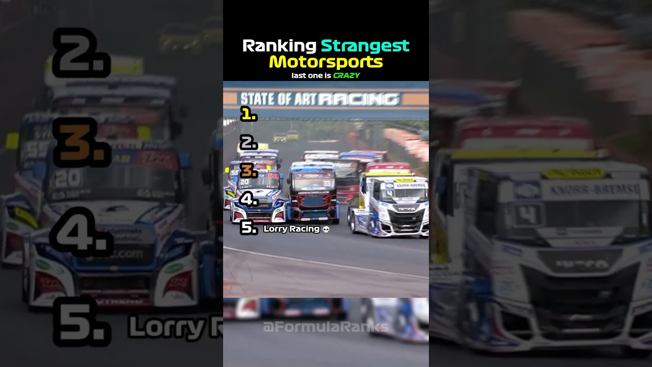 Ranking Strangest Motorsports! 😅🏎️