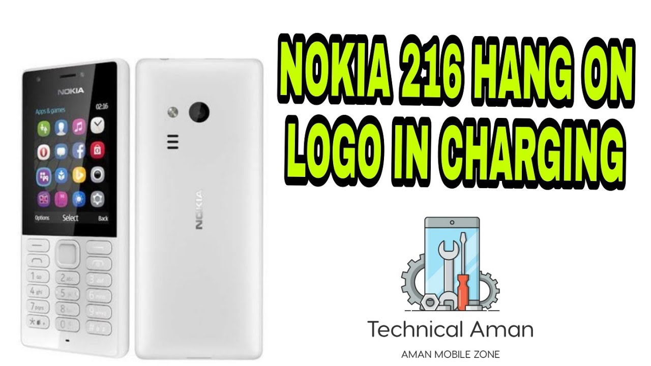NOKIA 216 HANG ON LOGO IN CHARGING SOLUTION