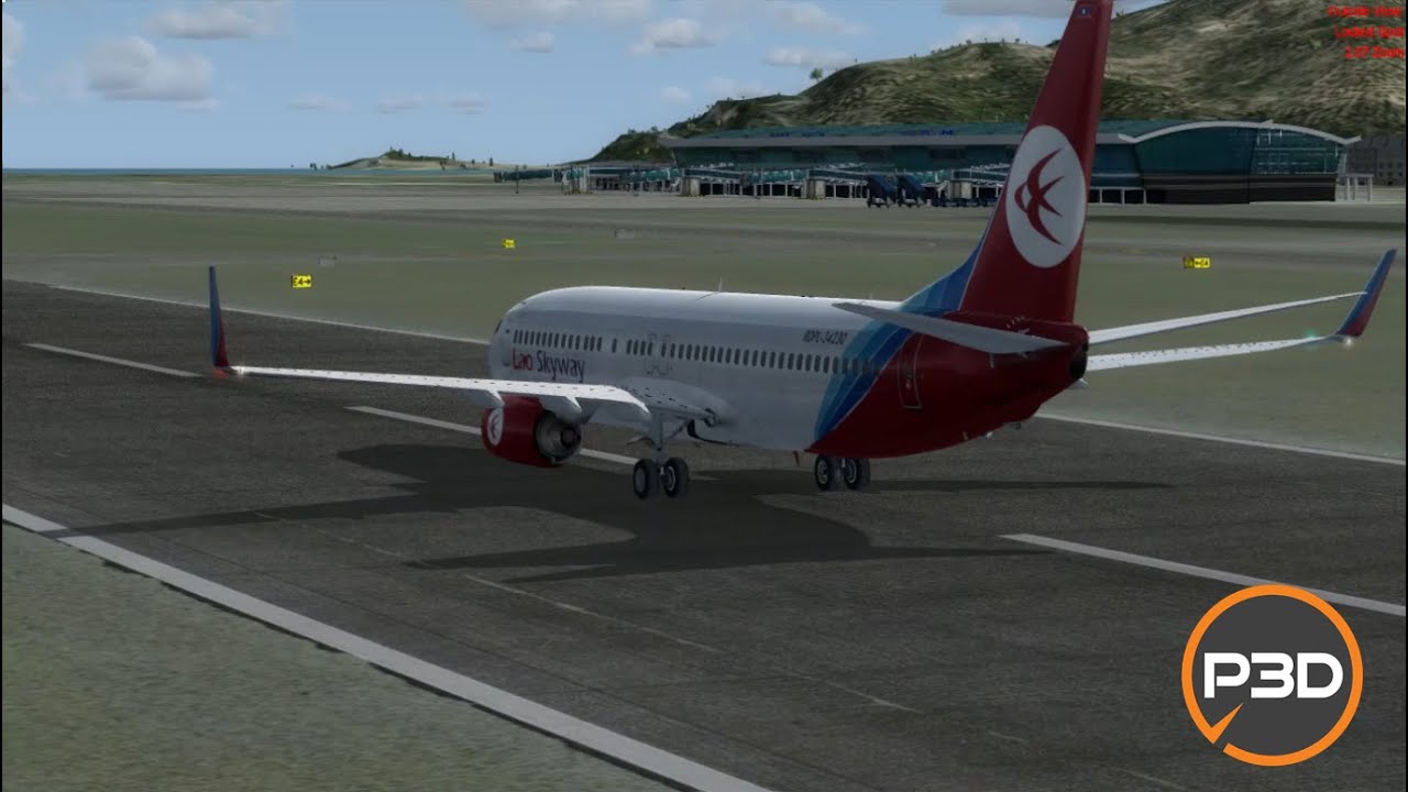 [P3D V4] | Wattay Vientiane-Da Nang International Airport | PMDG 737-800 | Lao skyway