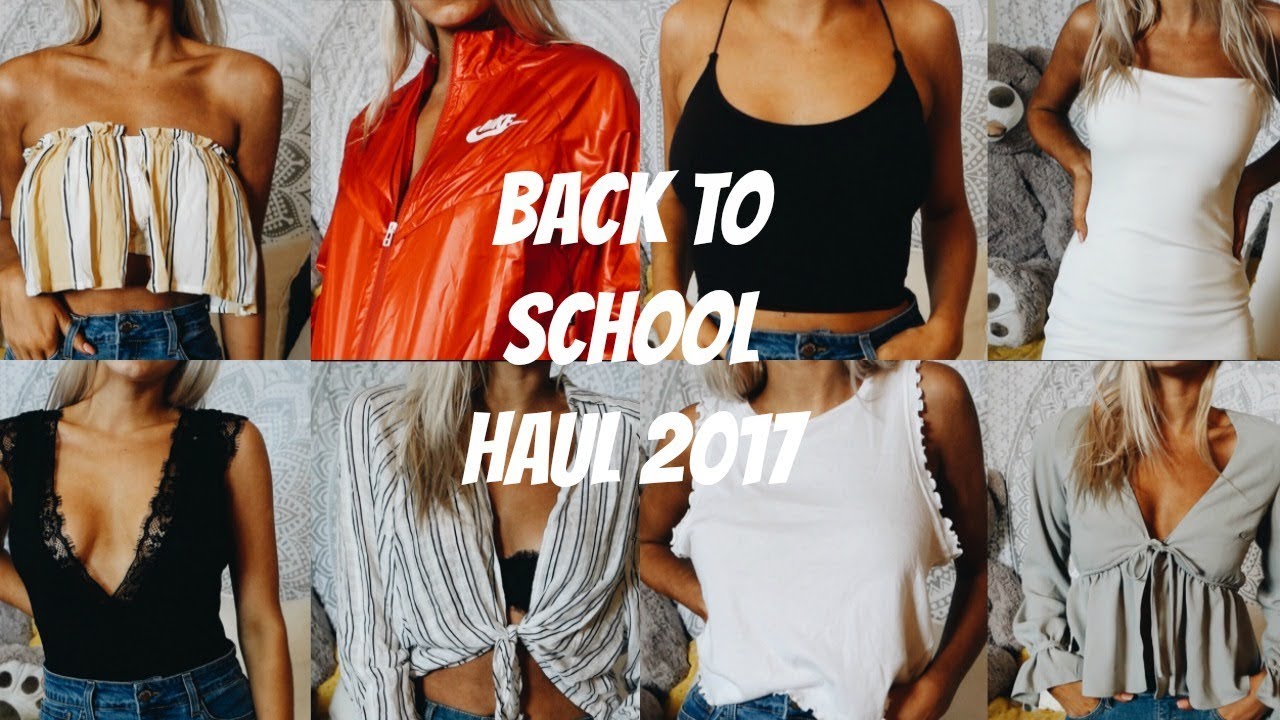 BACK TO SCHOOL TRY ON HAUL 2017 | Keaton Milburn
