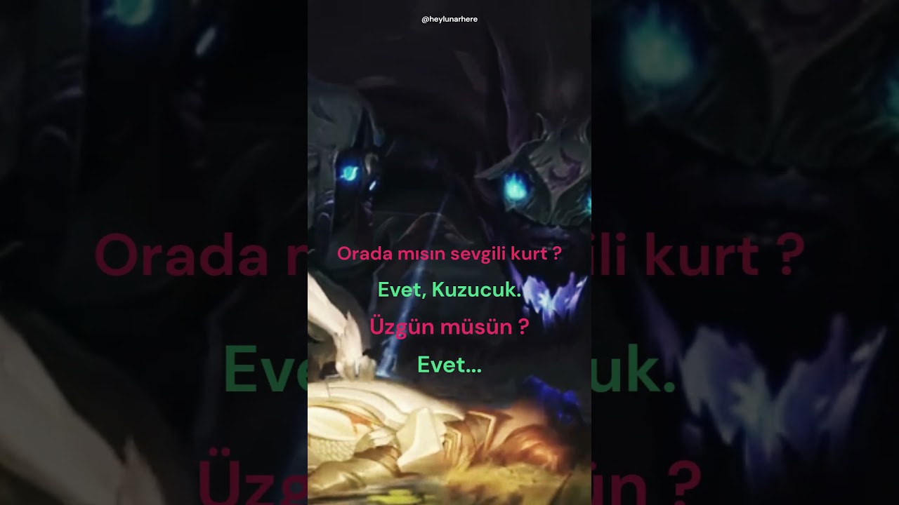 #shorts Kindred'in t&uuml;yler &uuml;rpertici replikleri.  #leagueoflegends  #lol  #kindred  #quotes  #replik