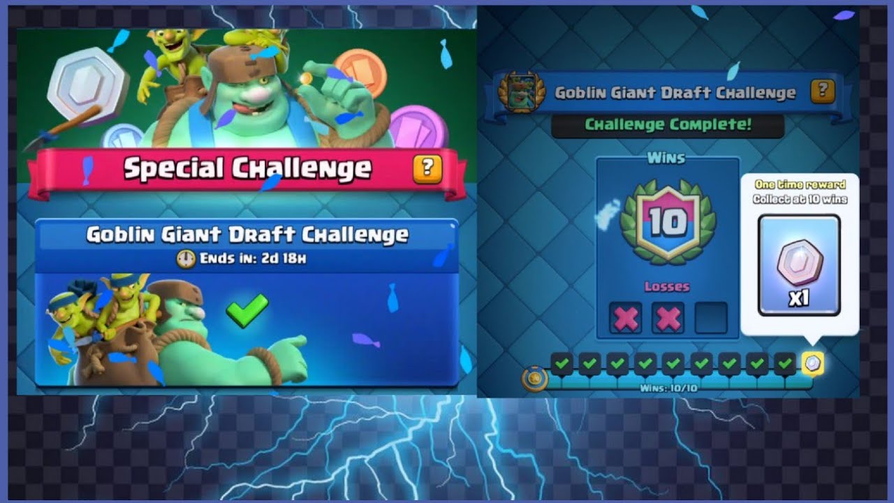 GOBLIN GIANT DRAFT CHALLENGE | CLASH ROYALE