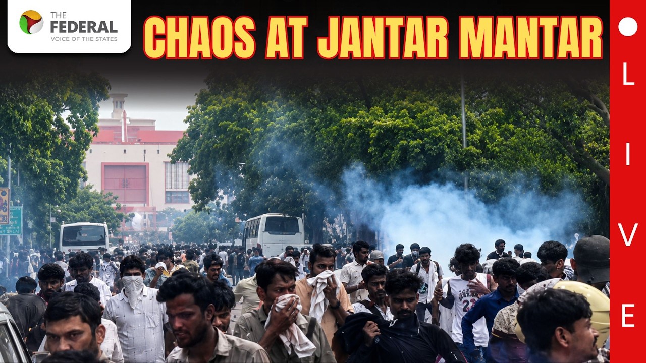 Live from Jantar Mantar: Delhi Police clash with CJP protesters | The Federal