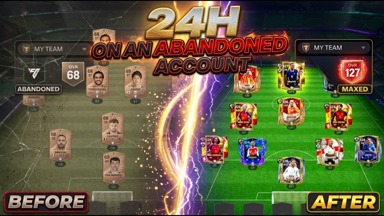 I Played on an ABANDONED FC Mobile Account for 24 HOURS&hellip; 1-DAY