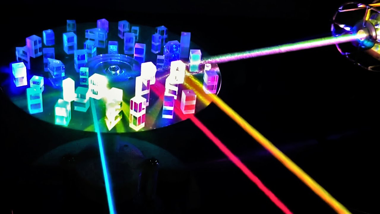 White Laser Beams