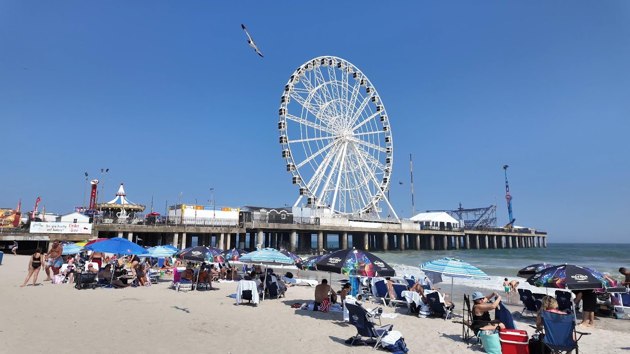 Walking Atlantic City, NJ Boardwalk and Steel Pier | The 