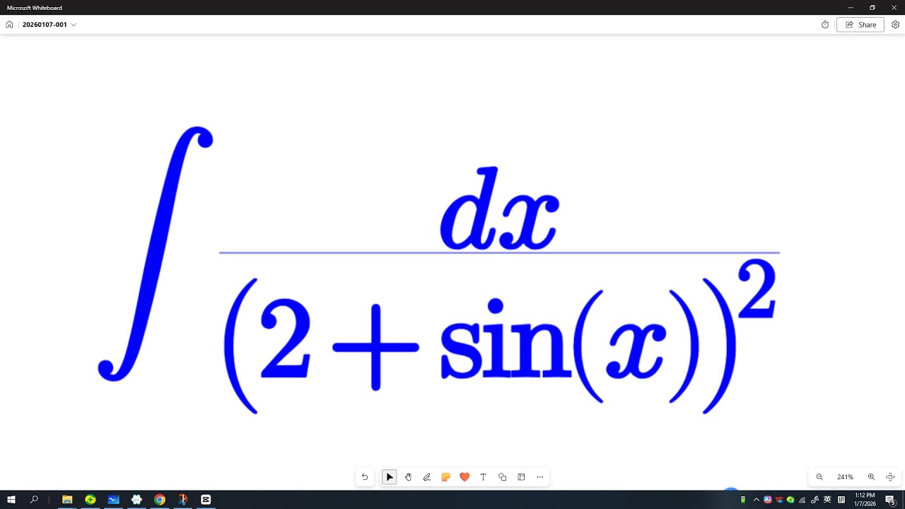 Integral of 1/(2+sinx)^2