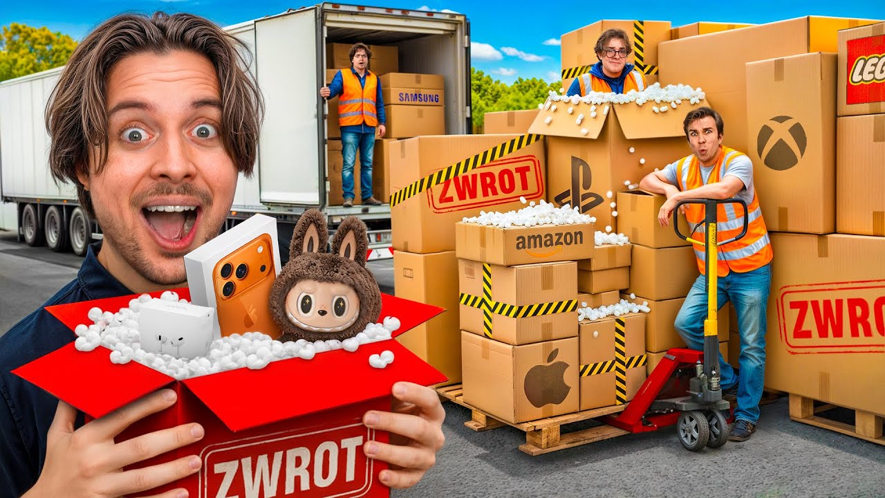 KUPILIŚMY PALETY ZWRÓCONYCH PACZEK za 5.000 ZŁ