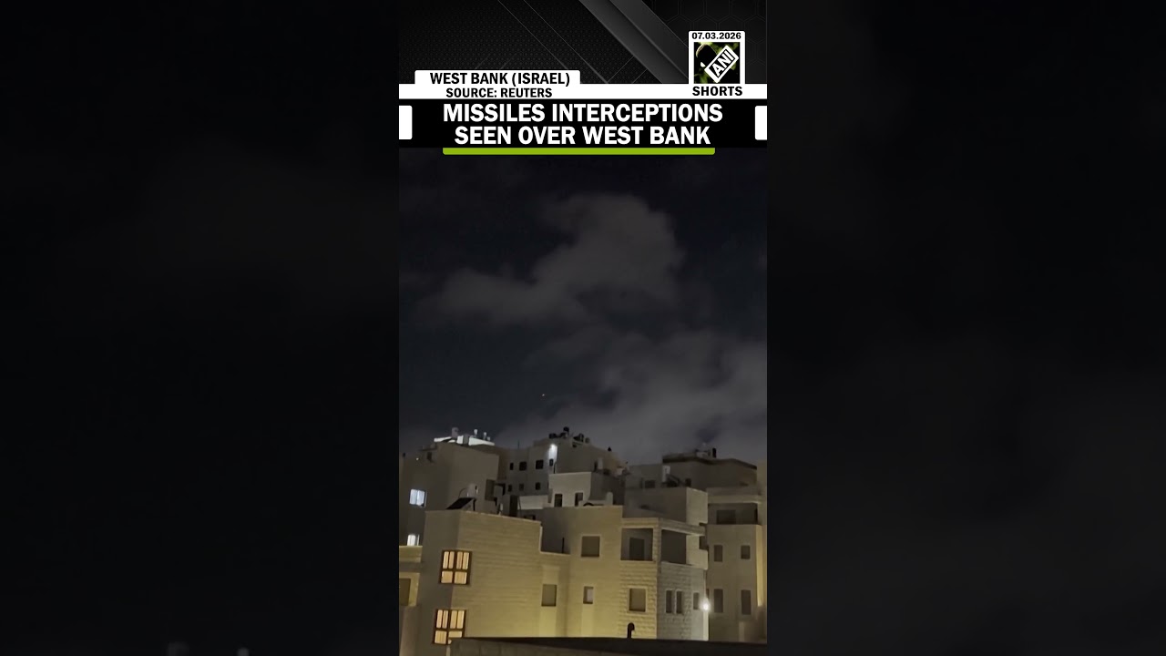 Missiles fired and intercepted over Israel and the West Bank amid Iran war