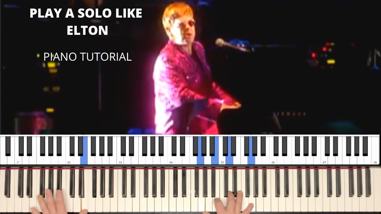 Elton John solo - Chris Barker Piano Tutorial