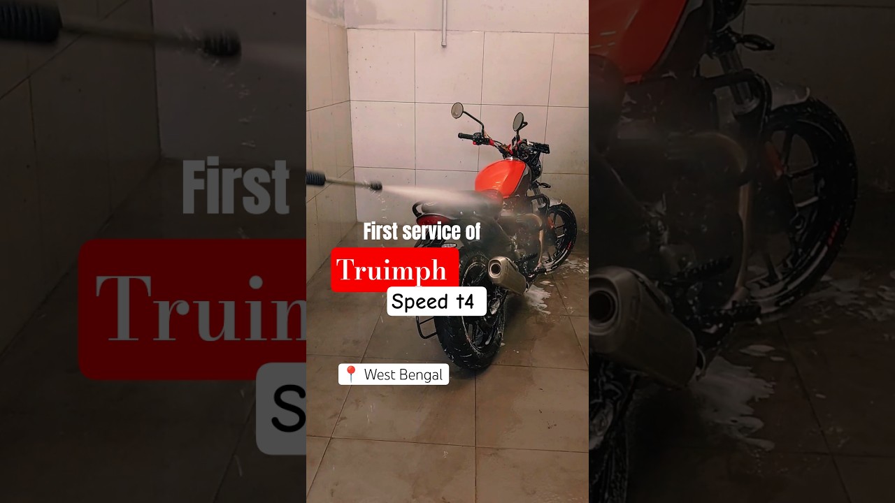 Triumph Speed T4 First Service Done | 600 km Ride | Fresh & Ride Ready 🏍️