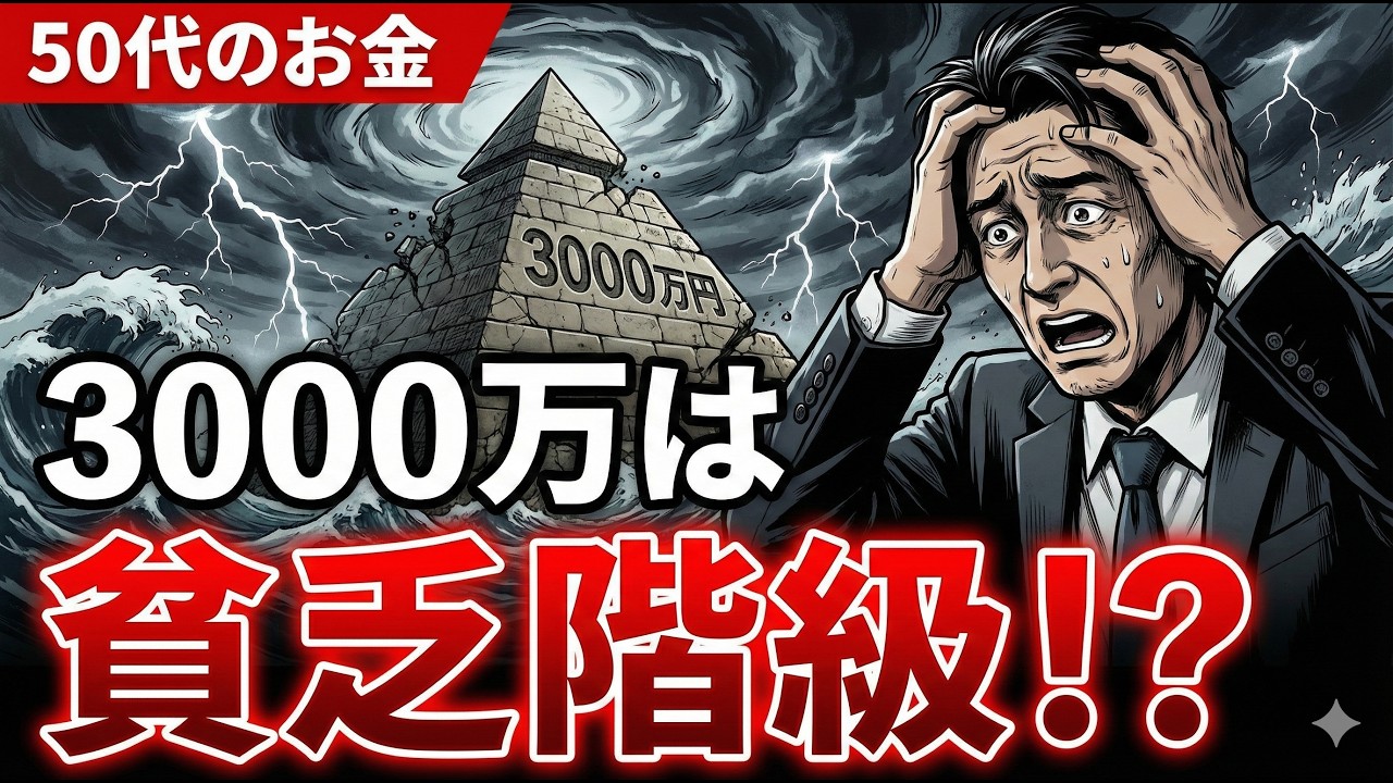 【50代の残酷な現実】貯金3000万円は「小金持ち」ではない？インフレで崩壊する「新・資産階級ピラミッド」の歩き方