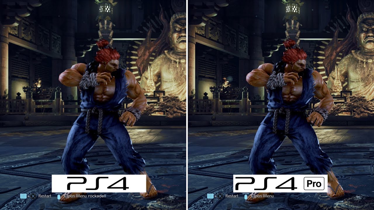 TEKKEN 7 -  PS4 vs PS4 Pro Graphics Comparison